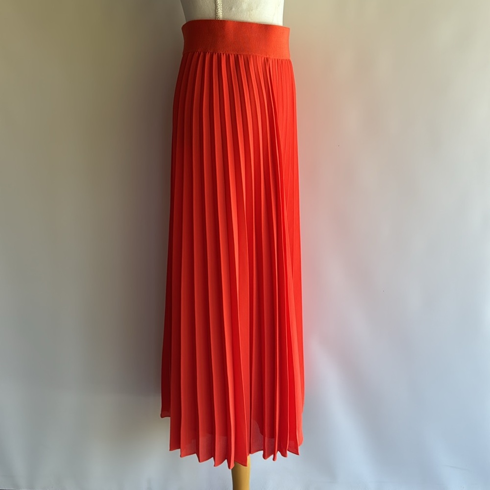 COS Elasticated Pleated Midi Skirt - sz 6 - Picture 4 of 8